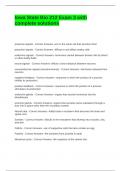 Iowa State Bio 212 Exam 3 with complete solutions
