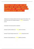 CIDESCO EXAM LATEST 2025 &sol;2026 ACTUAL EXAM  WITH COMPLETE  QUESTIONS AND  CORRECT DETAILED ANSWERS&sol;ALREADY GRADED A&plus;