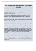 FL Priometric CNA Exam questions with verified answers&period;