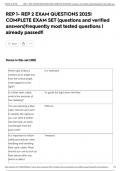 REP 1- REP 2 EXAM QUESTIONS 2025&vert; COMPLETE EXAM SET &lpar;questions and verified answers&rpar;frequently most tested questions &vert; already passed&excl;&excl;