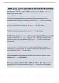 SAPR UVA Course questions with verified answers&period;