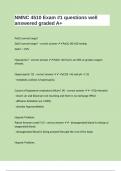 NMNC 4510 Exam &num;1 questions well answered graded A&plus;