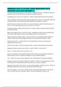 HEMODIALYSIS CA ACTUAL EXAM QUESTIONS WITH ANSWERS 2025&sol;2026 GRADED A&plus;