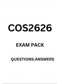 COS2626 LATEST EXAM PACK [DETAILED QUESTIONS AND ANSWERS]