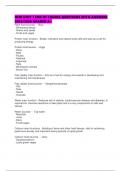 HHD UNIT 1 END OF COURSE QUESTIONS WITH ANSWERS 2025&sol;2026 GRADED A&plus;