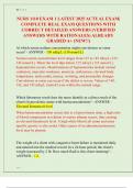 NURS 1110 EXAM 1 LATEST 2025 ACTUAL EXAM&vert;  COMPLETE REAL EXAM QUESTIONS WITH  CORRECT DETAILED ANSWERS &lpar;VERIFIED  ANSWERS WITH RATIONALES&rpar; ALREADY  GRADED A&plus; &lpar;NEW&excl;&excl;&rpar;