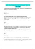 C239 prep ASSESSMENT GUIDE WITH VERIFIED ANSWERS &lpar;the latest quizzes&rpar;&vert;A&plus; graded&vert; guaranteed pass