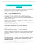 C239 EXAMINATION QUESTIONS AND VERIFIED ANSWERS