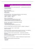 ISM3004 ACTUAL EXAM QUESTIONS WITH ANSWERS 2025&sol;2026 GRADED A&plus; Back in the 1940s -- before operating systems -- changing the printer on your company's computer could require a substantial rewrite of its software&comma; which was expensive and inefficient
