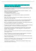 LIQUID PENETRANT STUDY GUIDE QUESTIONS WITH ANSWERS 2025&sol;2026 GRADED A&plus;
