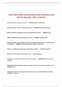 Cole's EHS NEHA Exam Study Guide Questions And Correct Answers 100&percnt; Verified&excl;&excl;