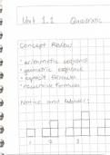 Unit 1 of Integrated Math 2