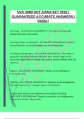 SYG 2000 UCF EXAM SET 2025 &vert;GUARANTEED ACCURATE ANSWERS &vert;PASS&excl;&excl;