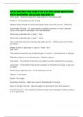 NAUI INSTRUCTOR CORE EVALUATION EXAM QUESTIONS WITH ANSWERS 2025&sol;2026 GRADED A&plus;