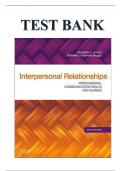 Test Bank For Interpersonal Relationships 6th Edition&comma; Professional Communication Skills For Nurses By Elizabeth C&period; Arnold & Kathleen Boggs Complete Chapter 1-23