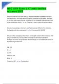 NSG 3870 Exam 2 ATI with Verified Answers 2025