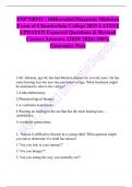 FNP NR511 &colon; Differential Diagnosis Midterm  Exam at Chamberlain College 2025 LATEST  UPDATED Expected Questions & Revised  Correct Answers&period; &lpar;2025&sol; 2026&rpar; 100&percnt;  Guarantee Pass 