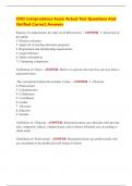 CNO Jurisprudence Exam Actual Test Questions And  Verified Correct Answers