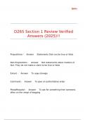 D265 Section 1 Review Verified Answers &lpar;2025&rpar;&excl;&excl;