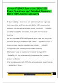 Airway FISDAP Scenarios 2024&sol;2025  Exam Questions and Detailed Answers &vert;  Get it 100&percnt; Correct Answers