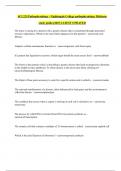 SCI 225 Pathophysiology - Nightingale College pathophysiology Midterm study guide&period;&lpar;2025 LATEST UPDATED