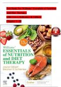 Test Bank For Williams' Essentials of Nutrition and Diet Therapy&comma; 13th Edition Schlenker & Gilbert Chapter 1 - 25