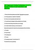 ACI Aggregate Testing Technician - Level 1 - Sample Written Exam Questions And Answers&period;