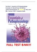 Test Bank - Essentials of Pathophysiology&colon;  Concepts of Altered States 5th Edition  Author&colon;Tommie Norris All Chapters&lbrack;1-46&rsqb; Latest  Q& A Version 100&percnt; Complete Guide