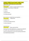 NAHQ CPHQ Exam Study Guide Exam Questions And Answers Latest 2025&period;docx