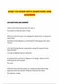 AFSB 153 EXAM WITH QUESTIONS AND ANSWERS