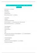 C239 EXAMINATION QUESTIONS AND VERIFIED ANSWERS