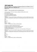 Test Bank for Data and Analytics in Accounting An Integrated Approach 1e Ann C&period; Dzuranin&comma; Guido Geerts&comma; Margarita Lenk