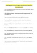Miami Regional University Florida MSN 5200 Assessment Quiz 2 Mock Grade 100&period;00&period;&lpar;2025&rpar;