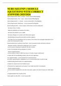 NURS 5432 FNP 1 MODULE 1QUESTIONS WITH CORRECT ANSWERS 202