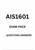AIS1601 EXAM PACK   DETAILED QUESTIONS AND ANSWERS