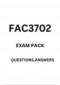 FAC3702  EXAM PACK   DETAILED QUESTIONS AND ANSWER