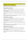 PHM 350 ACTUAL EXAM 2 EVALUATION QUESTIONS WITH ANSWERS 2025&sol;2026 GRADED A&plus;