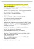 PHM 350 REVIEW EXAM QUESTIONS WITH ANSWERS 2025&sol;2026 GRADED A&plus;