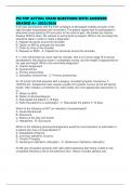 PSI FNP ACTUAL EXAM QUESTIONS WITH ANSWERS GRADED A&plus; 2025&sol;2026
