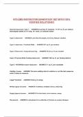 NYS EMS INSTRUCTOR EXAM STUDY SET WITH 100&percnt; VERIFIED SOLUTIONS&excl;&excl;
