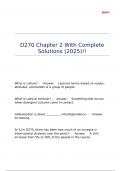 D270 Chapter 2 With Complete Solutions &lpar;2025&rpar;&excl;&excl;