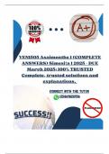 VEN1505 Asaimenthe 1 (COMPLETE ANSWERS) Simesiṱa 1 2025 - DUE March 2025