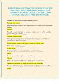 KB2 GENERAL CONTRACTOR LICENSE EXAM 2025  PREP TEST BANK WITH 330 QUESTIONS AND  CORRECT ANSWERS&sol; GENERAL CONTRACTOR  LICENSE - KB2 EXAM PREP 2025 &lpar;NEWEST&excl;&rpar;