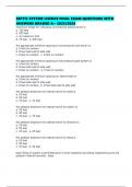 SEPTIC SYSTEM LISENCE FINAL EXAM QUESTIONS WITH ANSWERS GRADED A&plus; 2025&sol;2026