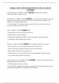 UNIQLO UMC UPDATED QUESTIONS AND ACCURATE ANSWERS