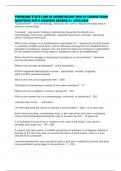 TENNESSEE STATE LAW OF COSMETOLOGY END OF COURSE EXAM QUESTIONS WITH ANSWERS GRADED A&plus; 2025&sol;2026