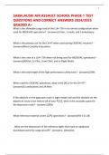SABALAUSKI AIR ASSAULT SCHOOL PHASE 1 TEST QUESTIONS AND CORRECT ANSWERS 2024&sol;2025 GRADED A&plus;