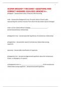 UCONN BIOLOGY 1108 EXAM 1 QUESTIONS AND CORRECT ANSWERS 2024&sol;2025 GRADED A&plus;&period;
