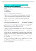 TFM10 NFPA 24 RELIABLE EXAM QUESTION WITH ANSWERS 2025&sol;2026 GRADED A&plus;