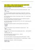 UTA FAMILY 3 FINAL EXAM EVALUATION QUESTIONS WITH ANSWERS 2025&sol;2026 GRADED A&plus;